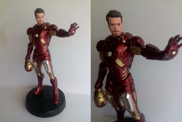 Este es el aspecto de la figuras Marvel Collection