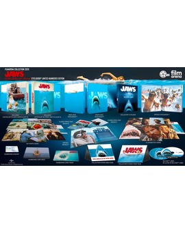 JAWS Double 3D Lenticular FULLSLIP XL Steelbook™ Limited Collector's Edition - numbered 4K + BLU-RAY