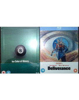 Steelbooks llegados de Zavvi. Deliverance y El Color del Dinero