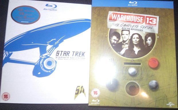 Ultimo pedido de Zavvi. Star Trek y Warehouse 13