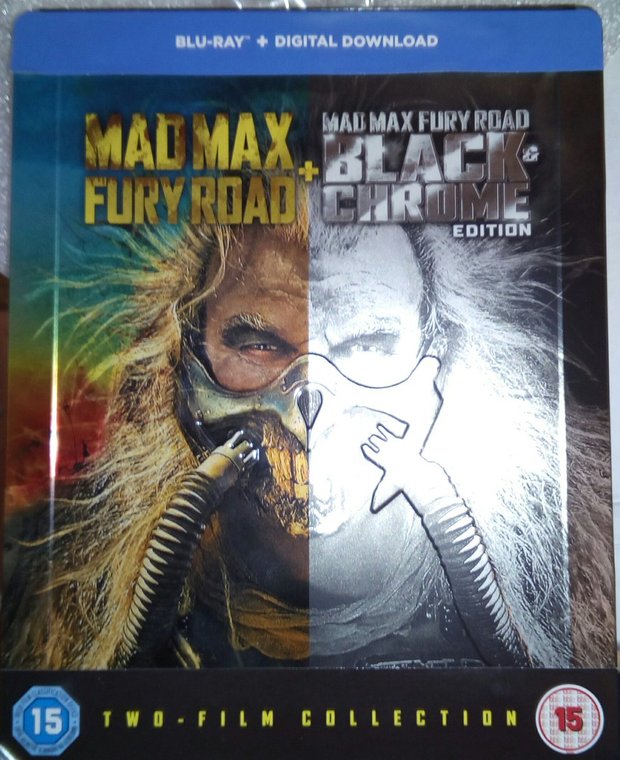 Steelbook Zavvi de Mad Max Fury Road Black and Chrome Edition