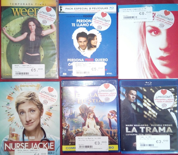 Compras CeX bluray y dvd