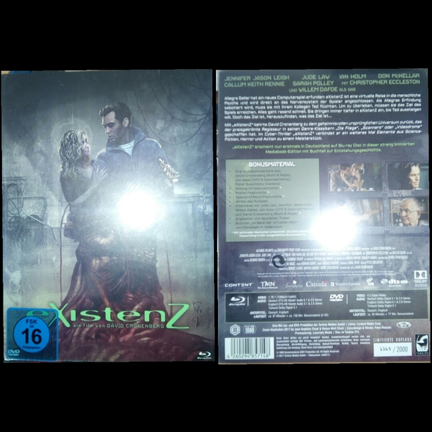 ExistenZ edicion coleccionista digibook alemana