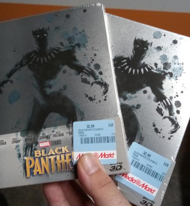 Steelbook Black Panther 2x1