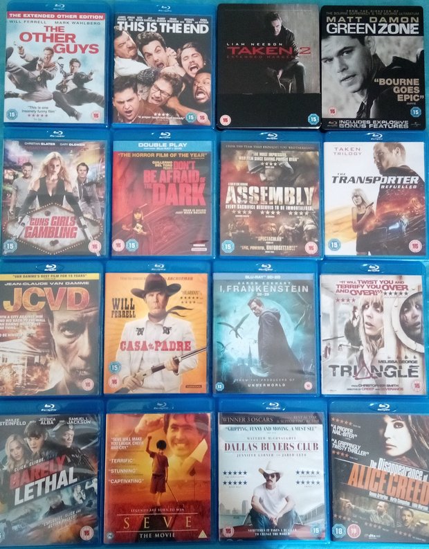 Pedido MusicMagpie Bluray 2a mano