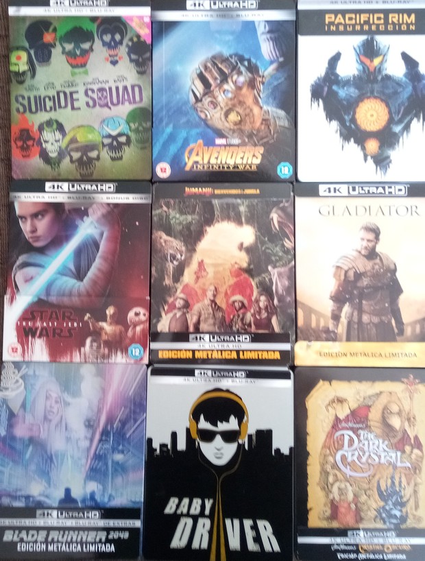 Colección Steelbooks 4K