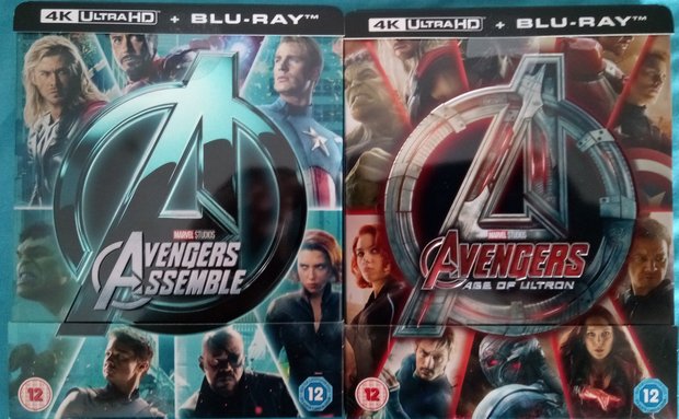 Fotos steelbooks Avengers en 4K