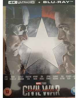 Steelbook Captain America Civil War 4K UHD de Zavvi