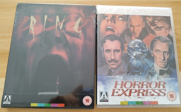Steelbook Ring y Pánico en el Transiberiano bluray de Arrow Video