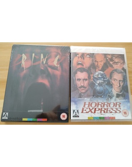 Steelbook Ring y Pánico en el Transiberiano bluray de Arrow Video