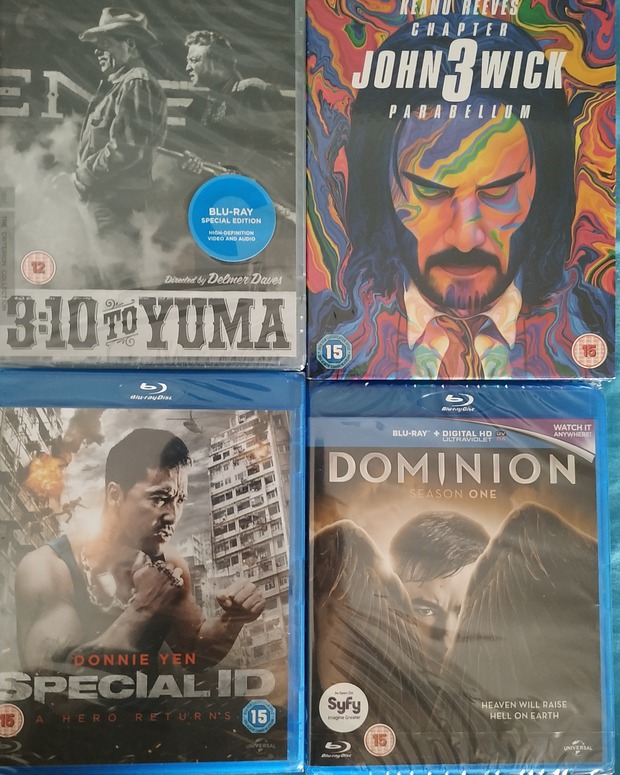 Pedido de UK, con John Wick 3 edición limitads de Zavvi