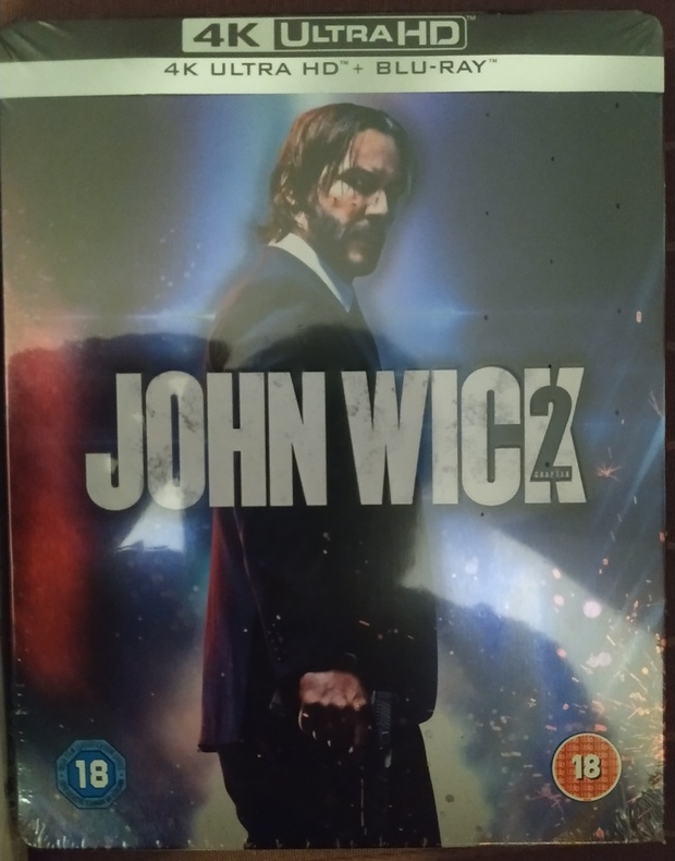 John Wick 2 Steelbook 4K de Zavvi