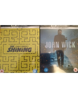 Steelbooks 4K de Zavvi de John Wick y El Resplandor, con unboxing