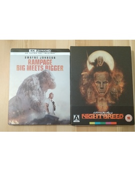 Razas de Noche edición limitada Arrow y Rampage Steelbook 4K