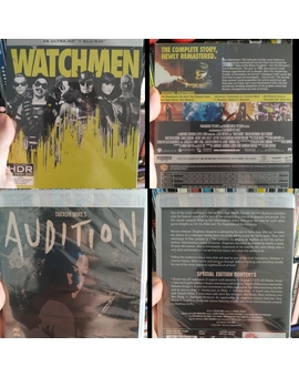 Steelbook 4K del Ultimate Cut de Watchmen y Audition de pedido de Zavvi en BF