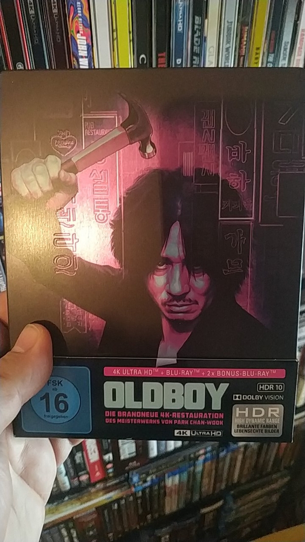 Oldboy edición steelbook 4K de Alemania