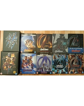 Steelbooks Marvel Parte 2 (Avengers)
