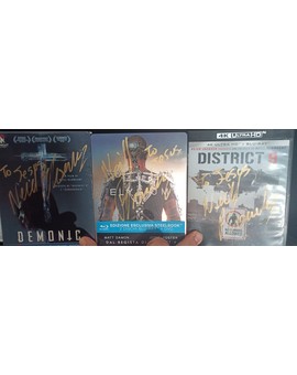 Ediciones firmadas por Neil Blomkamp