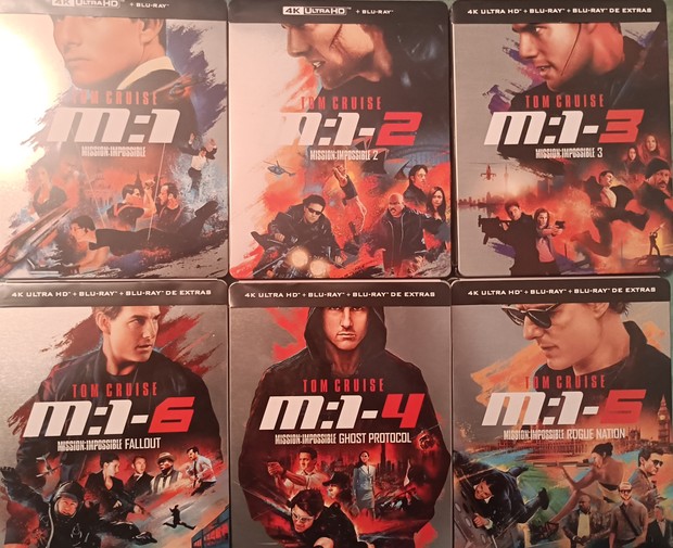 Steelbooks Mission Impossible 4K