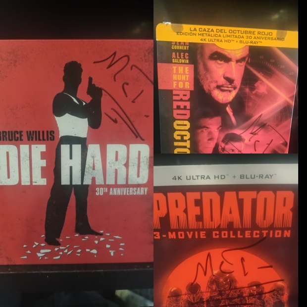 Ediciones firmadas por John McTiernan