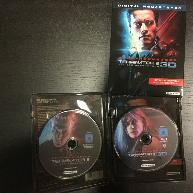 Terminator 2 3D - edicion completa de Alemania recien llegada a casa