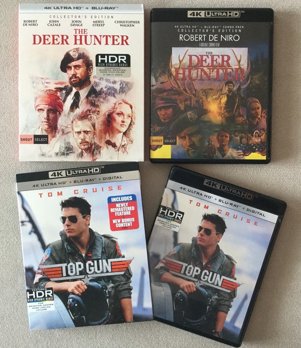 The Deer Hunter de Shout Factory y Top Gun más TOP que nunca en 4K