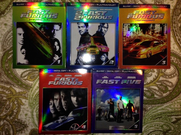 Fast & Furious - coleccion slipcover USA edition