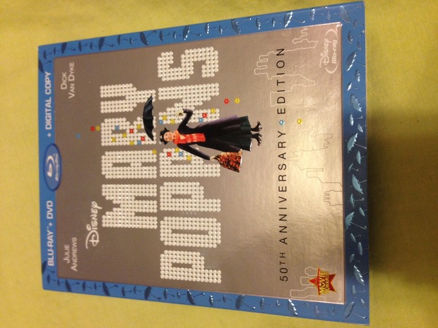 Mary Poppins - USA, slipcover con relieve