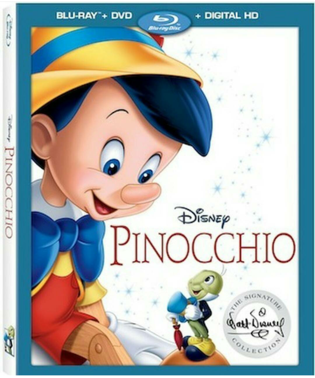 Pinocchio The Walt Disney Signature Collection (carátula y lomo)
