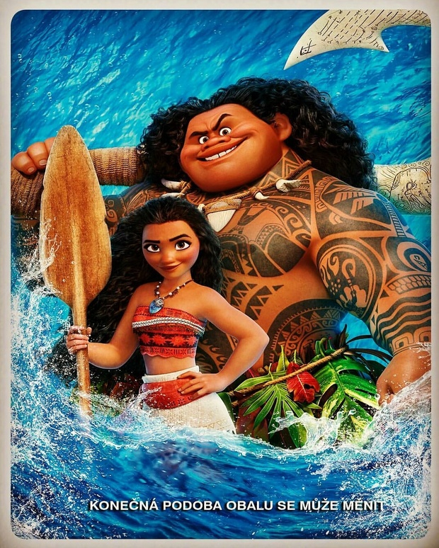 Filmarena anuncia el mismo diseño provisional para el SteelBook de Moana