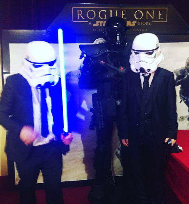 Daft Punk en el estreno francés de Rogue One