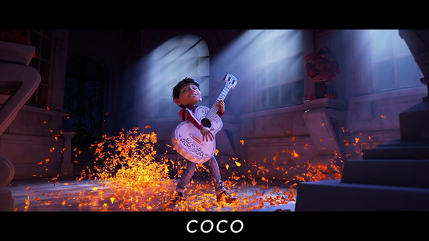 Primer fotograma de Coco (Pixar)