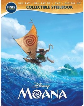 Best Buy muestra el que parece será diseño definitivo para el SteelBook de Moana 