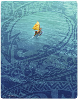 Moana - SteelBook (diseño parte trasera)