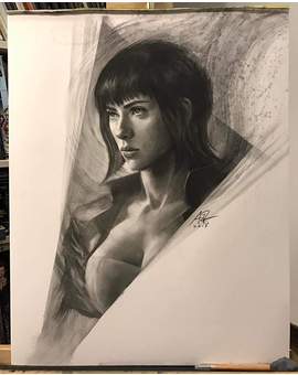 Scarlett Johansson - Ghost in the Shell (Artgerm)