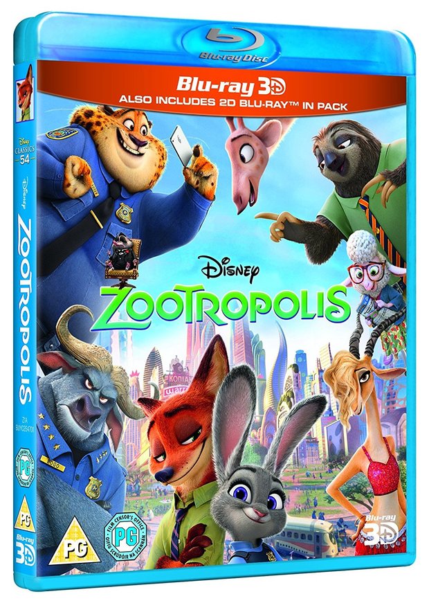 Pero si no sois de latas, Zootopia 3D, por 14,15€