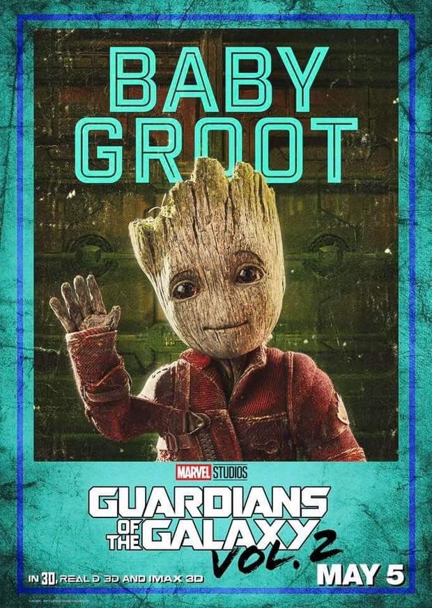 Posters de personajes - Guardians of the Galaxy Vol. 2