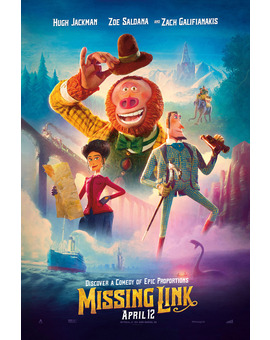Missing Link - Poster, behind the scenes, featurette & trailers (Laika Studios)