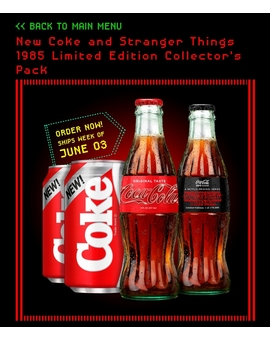 Stranger Things - Coca-Cola 