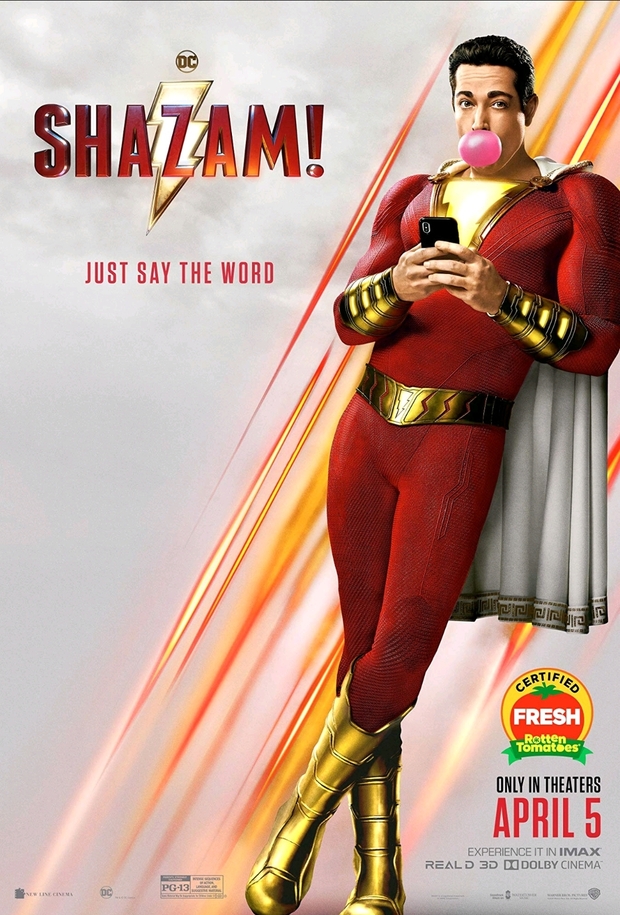 Celebrando que por fin he visto Shazam!