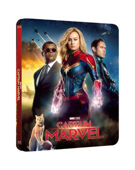 Captain Marvel - 3D+2D & 4K+2D lenticular SteelBook (Zavvi)