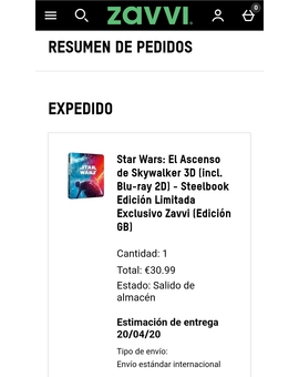 Star Wars: The Rise of Skywalker - SteelBook (Zavvi)