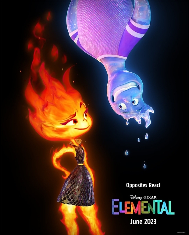 Elemental - Poster & teaser trailer (Pixar)