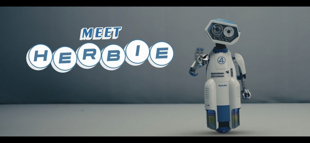 The Fantastic 4: First steps - Meet H.E.R.B.I.E. & Little Caesars Pizza