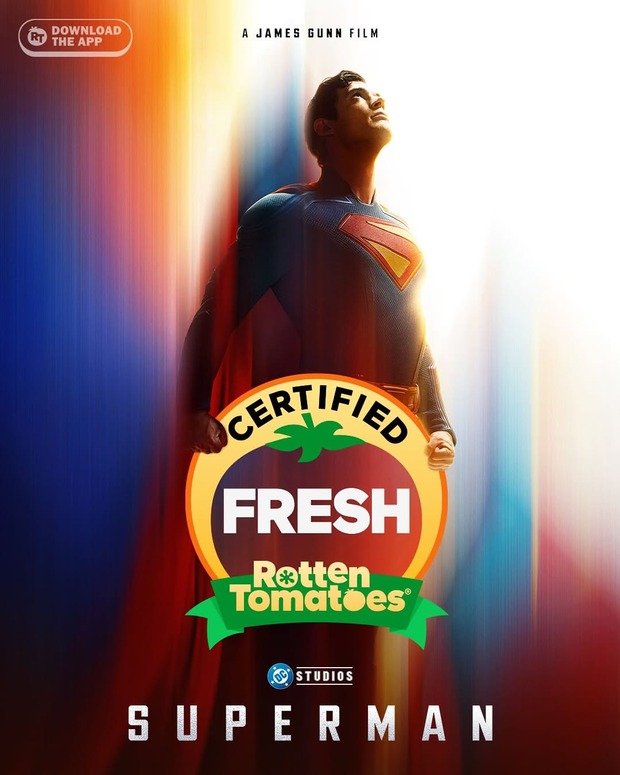 Superman - 82% de críticas positivas en Rotten Tomatoes