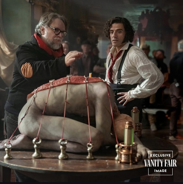 Frankenstein de Guillermo del Toro, con Oscar Isaac