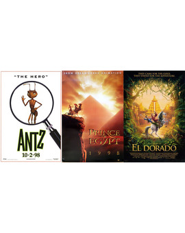 Los planes de Universal España para Antz (Hormigaz), El Príncipe de Egipto y La ruta hacia el Dorado