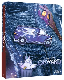 Diseño del steelbook español de Onward