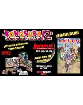 Konosuba: Un mundo maravilloso (Segunda temporada) en preventa
