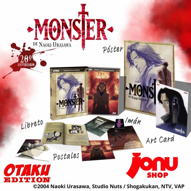 Anuncio en Blu-ray de Monster (Naoki Urasawa)